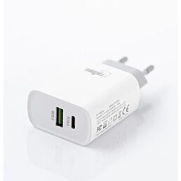 Adaptér a nabíjačka mobilného telefónu s USB a USBC porom a káblom lightning - Náhľad