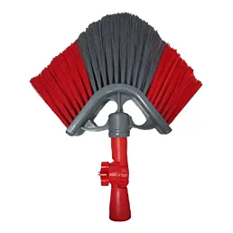 Náhradná hlavica pre trojuholníkovú metlu – červená, s kĺbom