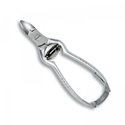 Nail nippers profesionálne kliešte na nechty s pružinkou, matný chróm, 13 cm