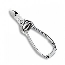 Nail nippers profesionálne kliešte na nechty s pružinkou, nikel chróm, 13 cm