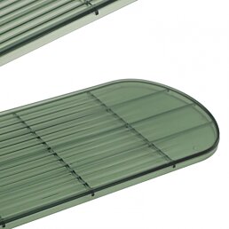 Nastaviteľný organizér na topánky Stand Green, 28 x 10 x 6 cm, zelený - Náhľad