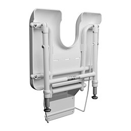 Nástenná toaletná sprchovacia stolička s upevnením na stenu - Náhľad