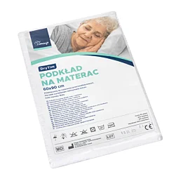 Nepremokavý chránič, podložka matraca  100 × 140 cm (froté / PU) - Náhľad