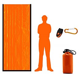 Núdzový outdoorový kempovací termálny spací vak - Náhľad