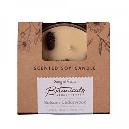 Organická sviečka s tromi knôtmi Balsam Cedarwood, 200 g - Náhľad