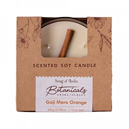 Organická sviečka s tromi knôtmi Goji Moro Orange, 200 g - Náhľad