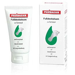 Osviežujúci balzam na nohy s farnesolom, na unavené nohy, redukuje potenie a zápach, 75 ml