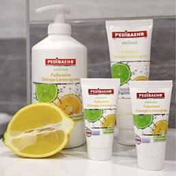 Intenzívne hydratačný krém na nohy s Orange-Lemongrass Pedibaehr 125 ml - Náhľad