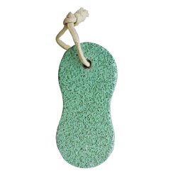 Pemza na odstránenie kože tvarovaná, 9x5 cm, zelené - Náhľad