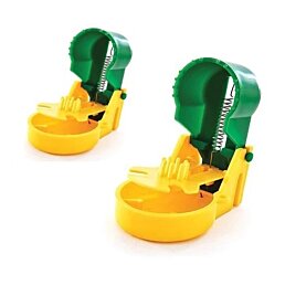 Plastová pasca na myši Mouse Trap, zelená, 2 ks
