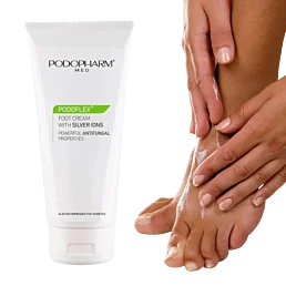 Podopharm Podoflex krém na nohy s iónmi striebra s 5% UREY - 100ml - Náhľad