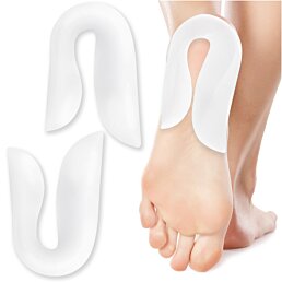 Silikónové podložky pod päty proti plochým nohám na pätovú ostrohu