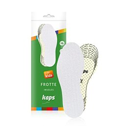 Detské športové vložky do topánok proti zápachu strihacie Frotte 19-36