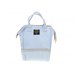 Prebalovací batoh na plienky a detské fľaše - modrý