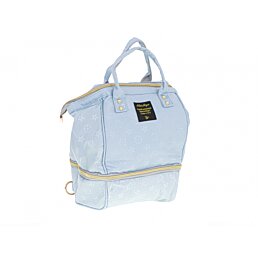 Prebalovací batoh na plienky a detské fľaše - modrý - Náhľad