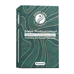 Probiotický prípravok s obsahom 50 miliárd živých kultúr SWISS PROBIOTIX MAX