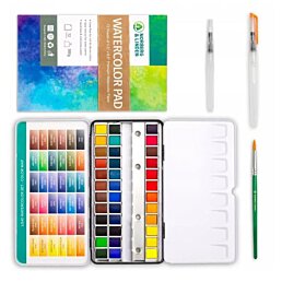 Profesionálna sada na akvarelové maľovanie pre nováčikov a skúsených profesionálov 40 ks