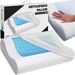 Profilovaný ortopedický vankúš s chladiacou gélovou vložkou Shape Memory