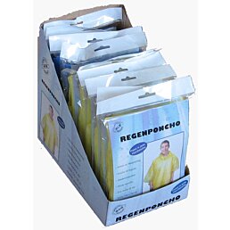 10 x Pršiplášť, pláštenka do dažďa z vinylu - pončo, 130 x 100cm (10ks) - Náhľad