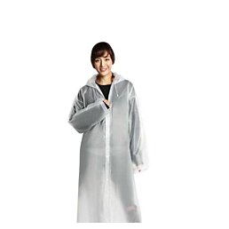 Pršiplášť, pláštenka pre dospelých do dažďa, biely Pocket Cape