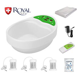 Detoxikačná vanička Royal Spa - elektrolytický vodný kúpeľ s diaľkovým ovládačom