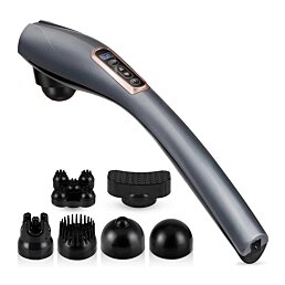 Ručný masážný prístroj so 6 vymeniteľnými nádstavcami