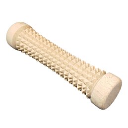 Drevený masážny valček na nohy, chodidlá, dlane, telo, Magic InLine C, 19 x 4,5 cm