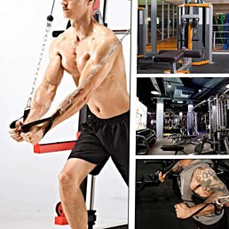 Rukoväte na ťažnú kladku na cvičenie DelToid, 2 ks - Náhľad