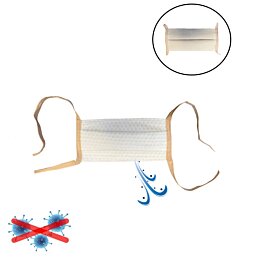 Rúško silver - ochranné textilné s iónmi striebra