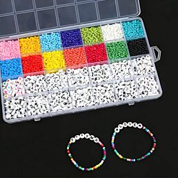 Magická sada korálkov pre kreatívne duše - 4 400 ks, 28 mm - Náhľad