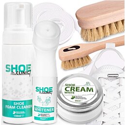 Sada na čistenie a renováciu bielej obuvi, 7 produktov