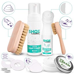 Sada na čistenie a renováciu bielej obuvi, 7 produktov - Náhľad