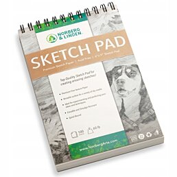 Sada na kreslenie s grafickými, uhlíkovými, skicovacími ceruzkami a skicár - Náhľad