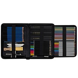 Sada na kreslenie a skicovanie 72ks - Náhľad