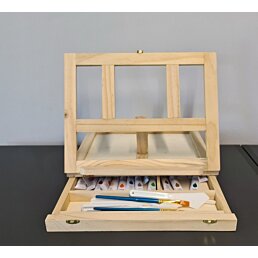 Sada na maľovanie v drevennom kufríku, Woodie - 43 ks - Náhľad