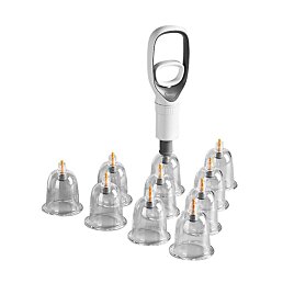 Sada baniek na vákuové bankovanie s pištoľou Hwato, 12 ks