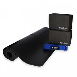 Fitness sada – 1 x podložka na jogu, 1 x popruh, 2 x bloky Rubber