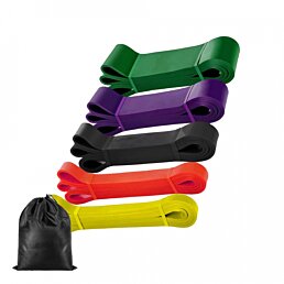 Sada tréningových odporových gúm na cvičenie Power TB, 5 ks