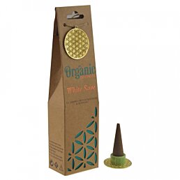 Sada vonných organických kuželov s keramickým stojanom, 12 ks