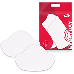 Samolepiace ekokožené pätičky, EcoFix, biele, L, 1 pár (2ks)