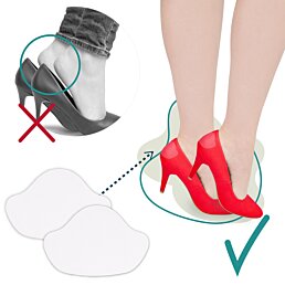 Samolepiace ekokožené pätičky, EcoFix, biele, M, 1 pár (2ks) - Náhľad