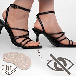 Samolepiace tlmiace polovičné vložky do topánok na vysokom opätku, Pohodlie a ochrana nôh - Náhľad