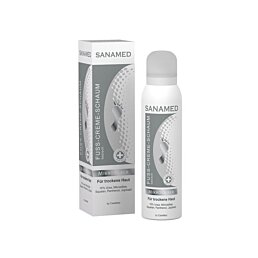 Krémová pena na suchú pokožku Sanamed Mikrosilber / striebro, 150 ml