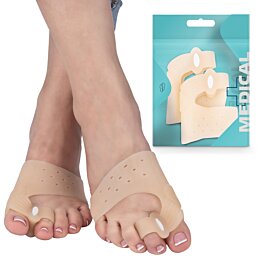 Gélový oddeľovač prstov s klinom na zväčšenie vzdialenosti