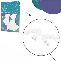 Separátor palca a malíčka klinom na nohe, 1pár (2 ks) - Náhľad