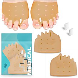 Gélový korektor -ortéza s oddeľovačom prstov 5 v 1 - odpruženie metatarzálnej kosti