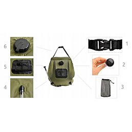 Solárna sprcha Shower Deluxe 20l - Náhľad