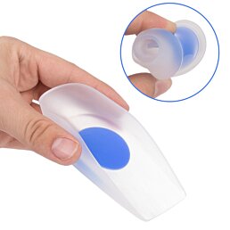 Silikónové tlmiace podpätky do topánok na pätovú ostrohu, ProtectHeel - Náhľad