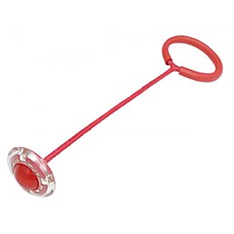 Skákacia LED svietiaca Hula Hoop na nohu, ruku, červená