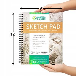 Skicár s ideálnou textúrou na zdokonalenie rôznych techník kresby 2 ks x 100 strán - Náhľad